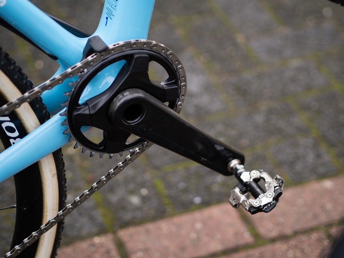 SRAM eTap 12-fach Kette und Kurbel mit MTB-Standards