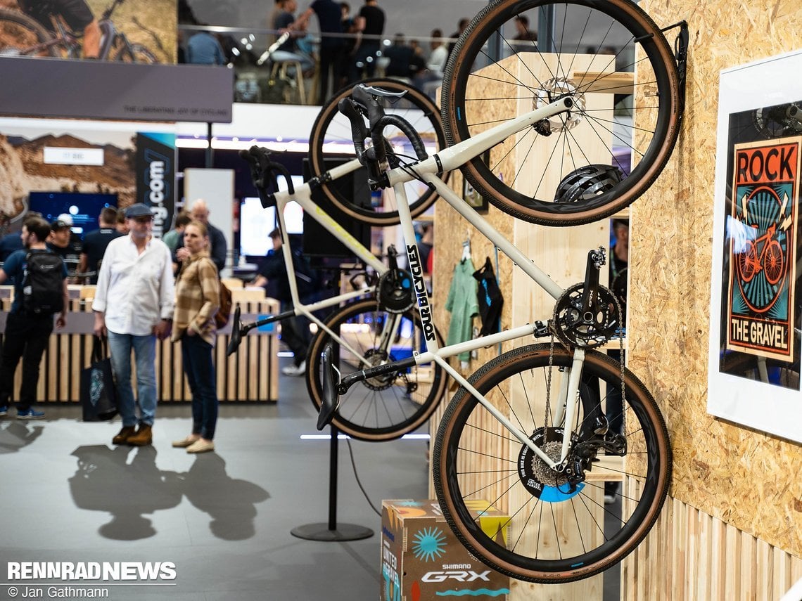 Auch Sour Bicycles aus Dresden waren am Shimano Stand vertreten.