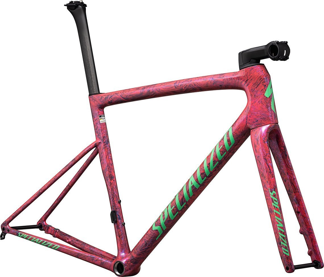 Auch Framesets mit der Fact 10r Carbonqualität unterhalb des S-Works Niveaus sind einzeln zu haben.