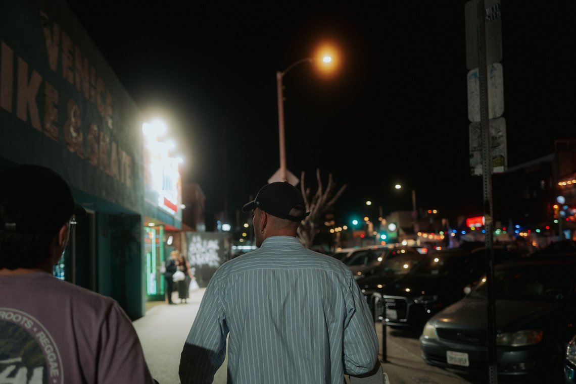 Abend in Venice Beach, bevor es los geht.