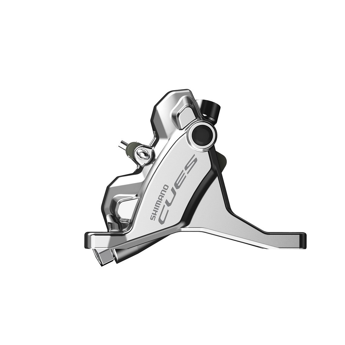 BR-U6030 CUES Polished Silver hydraulischer Flat-Mount Bremssattel