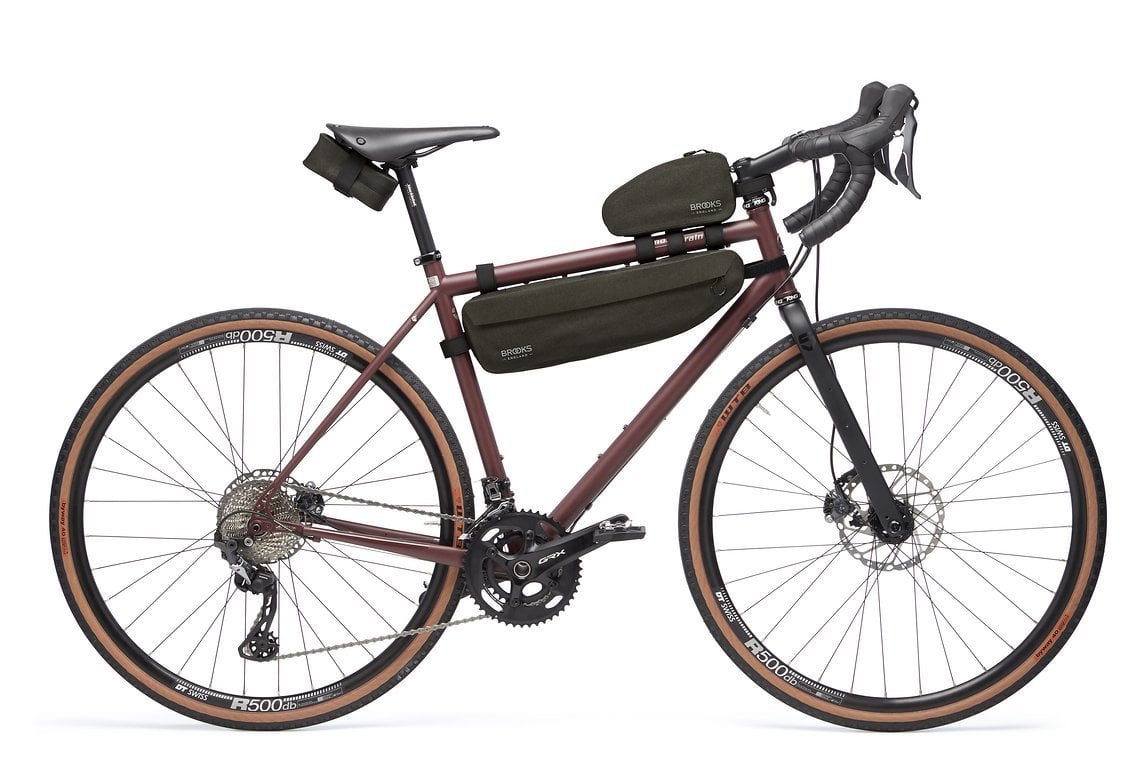 Minimales Bikepacking Set-up mit den neuen Brooks Scape Bags