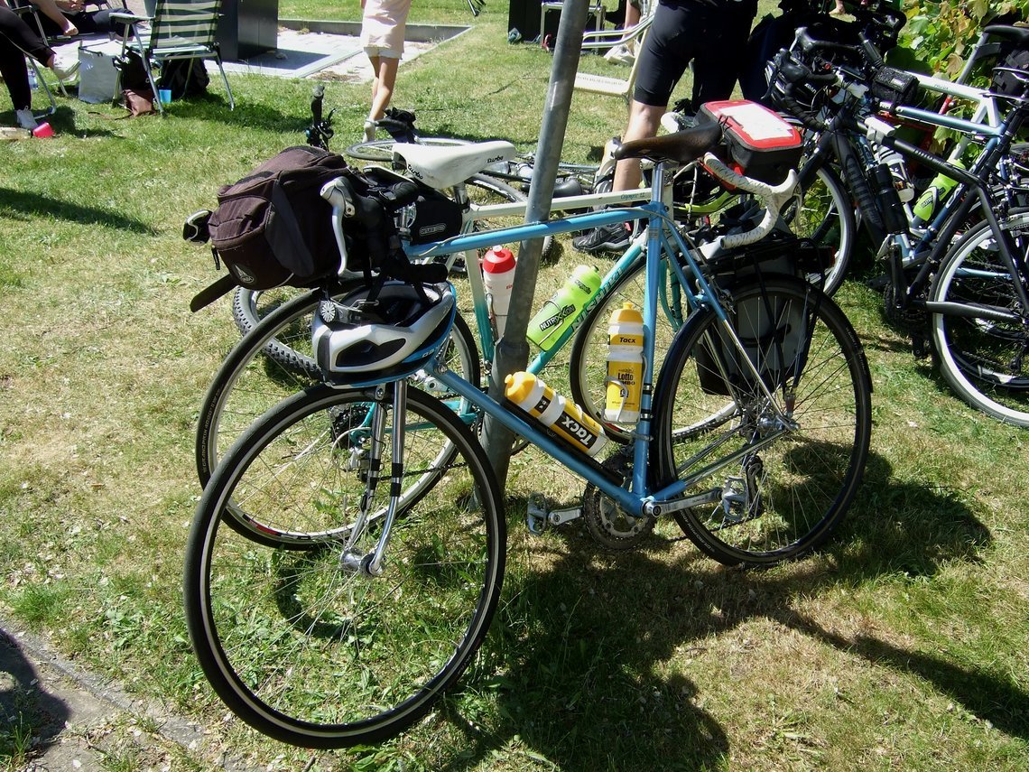 Mein Rad bei der Fietselfstedentocht 2018 war ein Mücke Randonneur aus Krefeld Baujahr Ende der 80er Jahre.