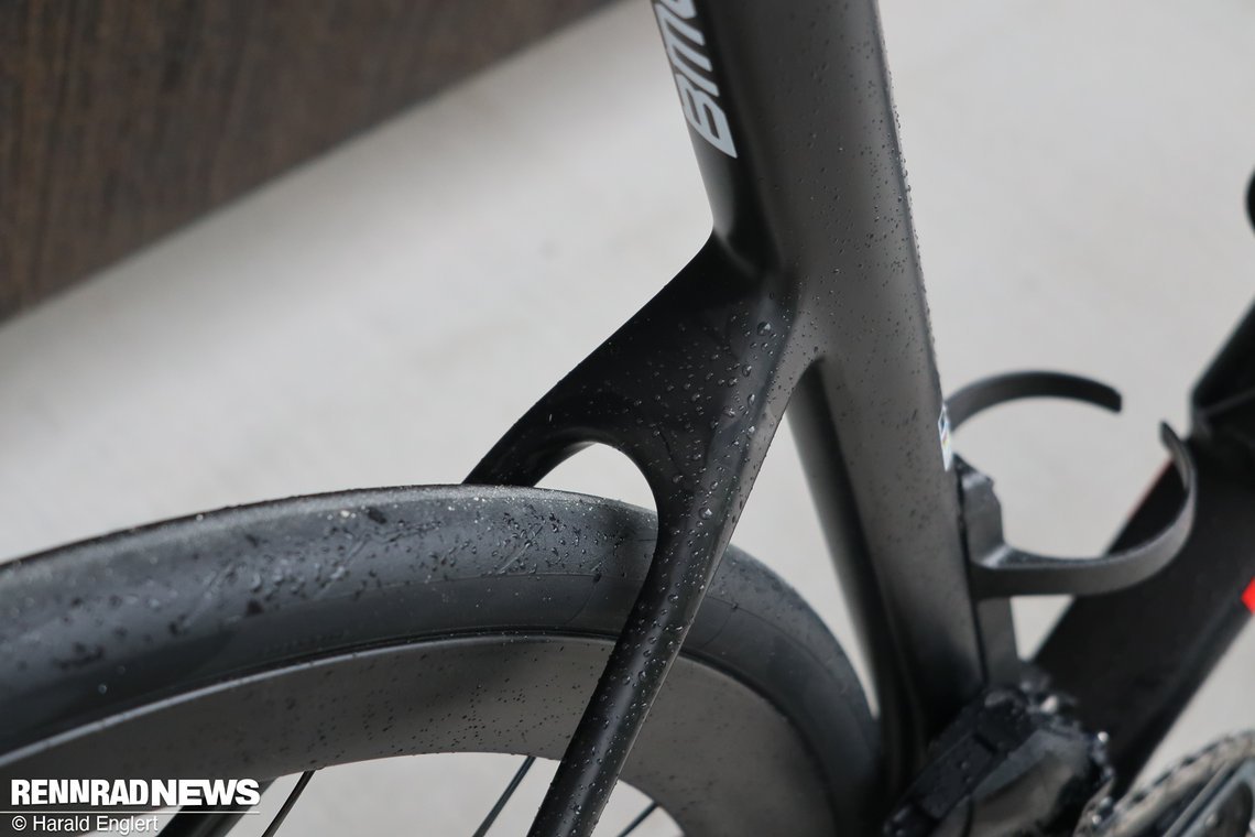 Anbindung der Sitzstreben im typischen BMC Design.