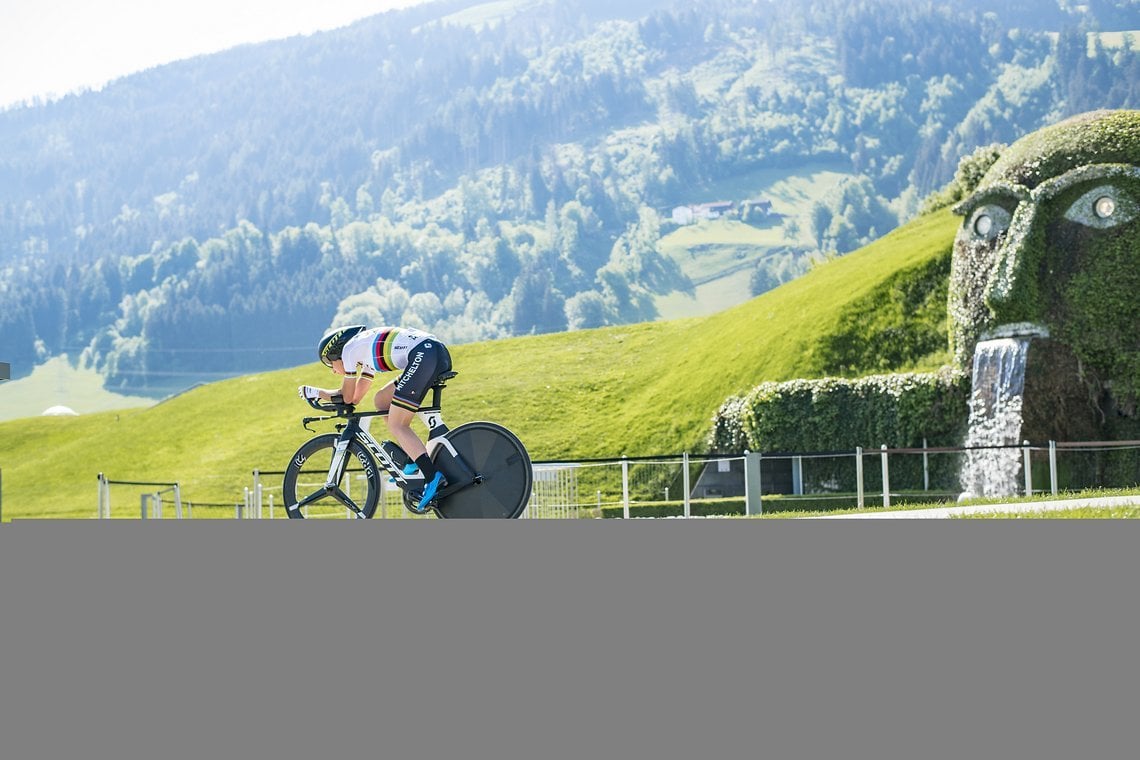 Hat sich ausgezahlt: Annemiek van Vleuten beim Trainieren in Tirol vor der WM