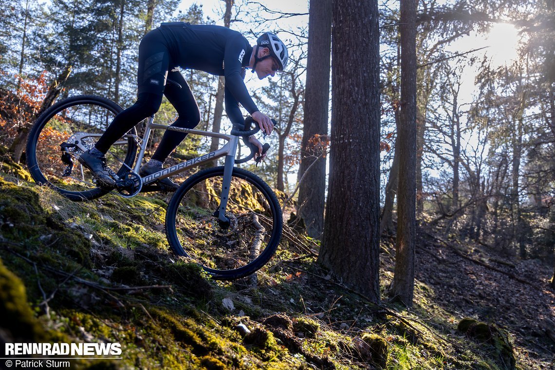 Sowas macht mit dem Mondraker  Arid R mehr Spaß als mit dem typischen Alu-Graveller.
