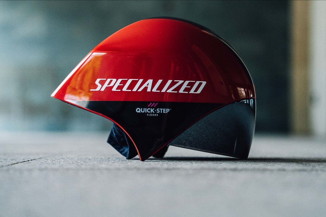 Neu ist der S-Works TT 5 Zeitfahrhelm