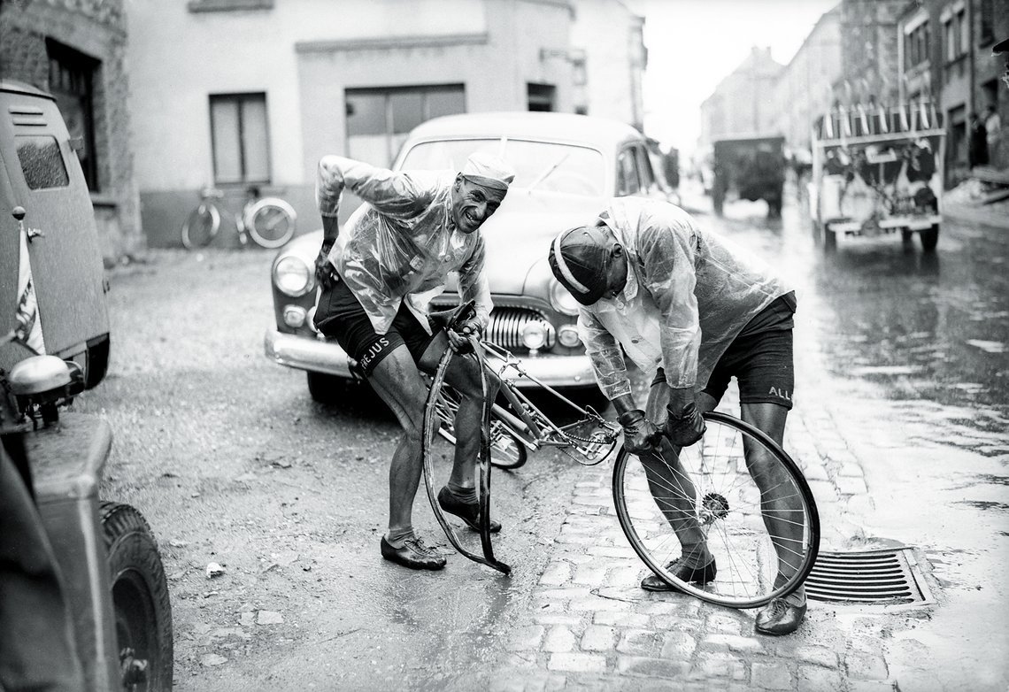 Ferdy Kübler, 1950, Photo © Presse Sports. Ferdy Kübler, 1950, Photo © Presse Sports.
