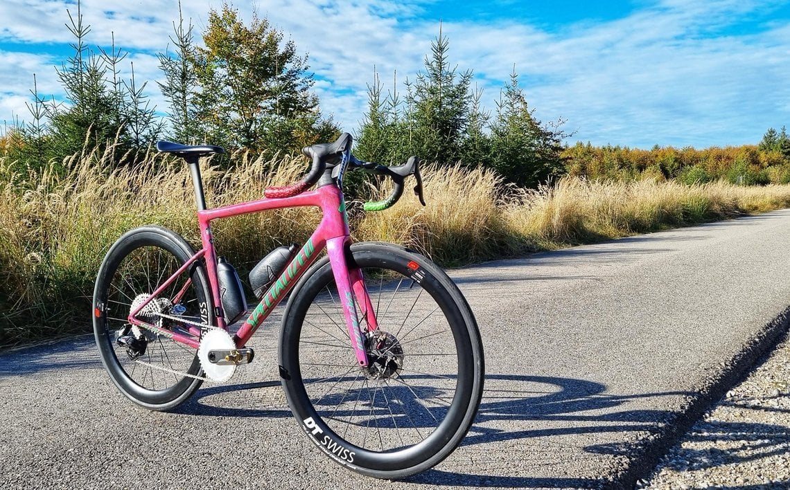 Das Specialized Tarmac SL8 Chainsaw von Peter ist ready to race