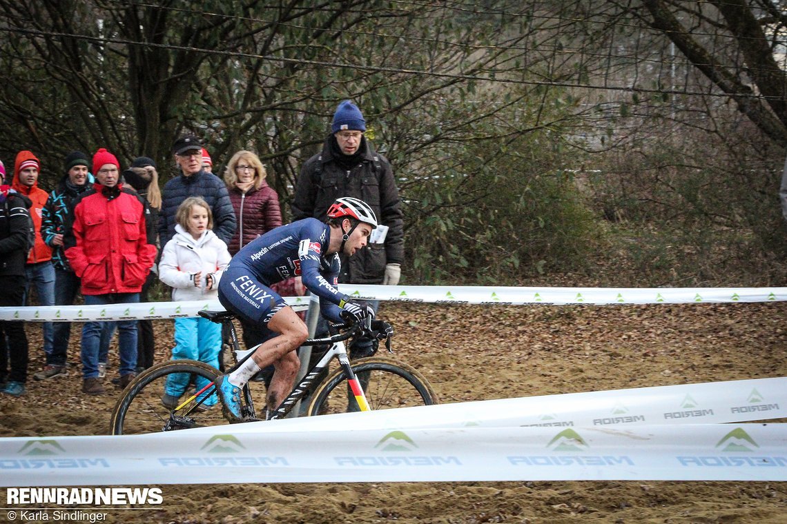 Marcel Meisen im neuen Team-Dress fuhr überlegen den Sieg nach Hause