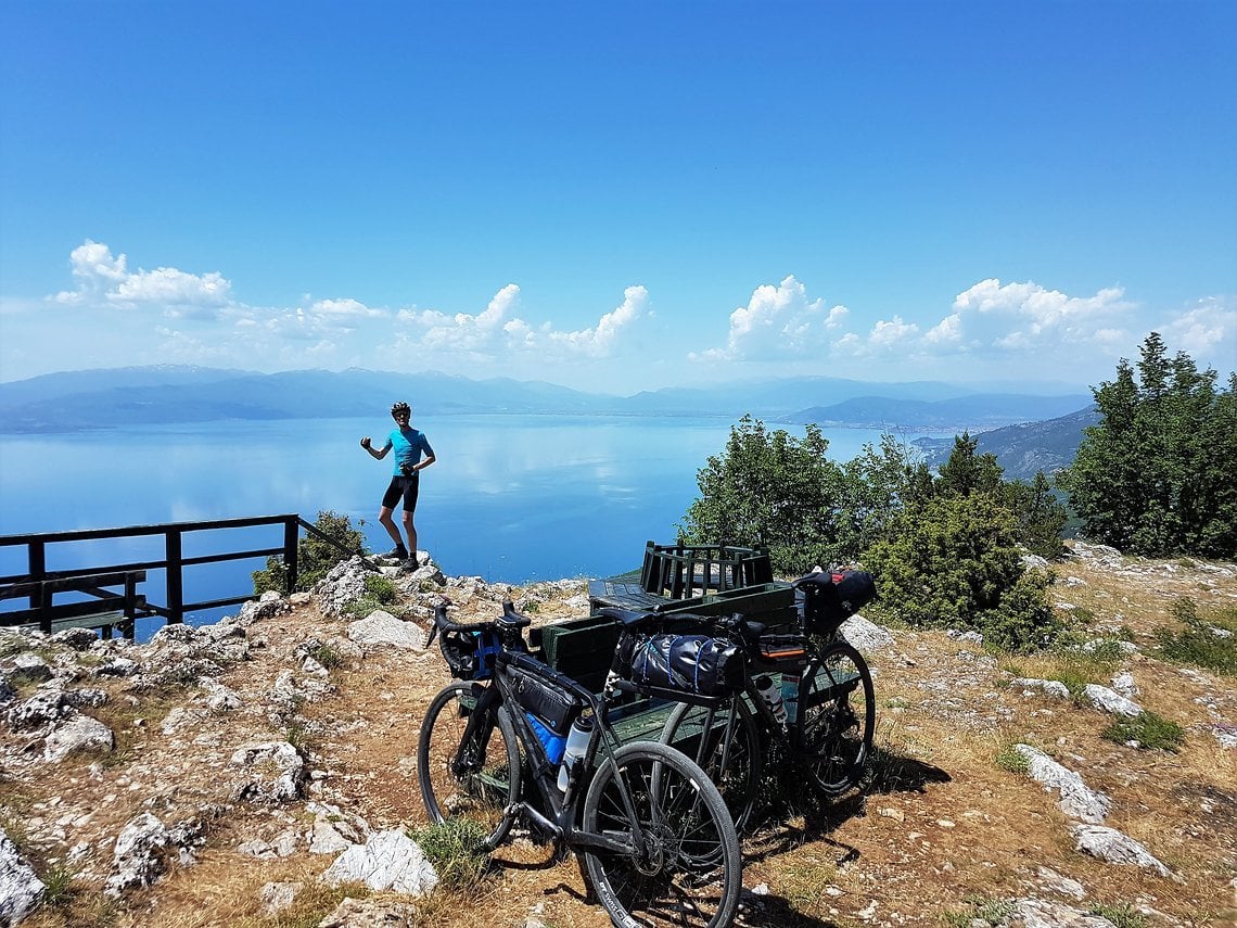 „Hey Treets, posier' mal vor dem See!“