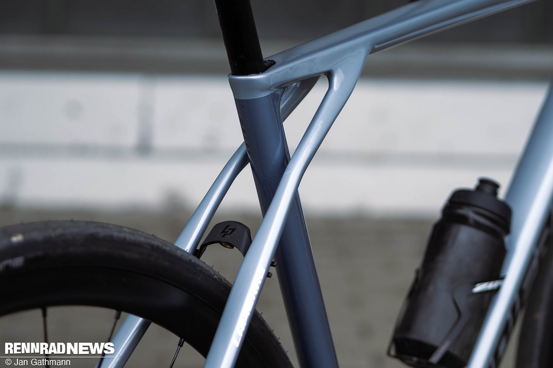 Die Sitzstrebenform dient ebenfalls dem Komfort.