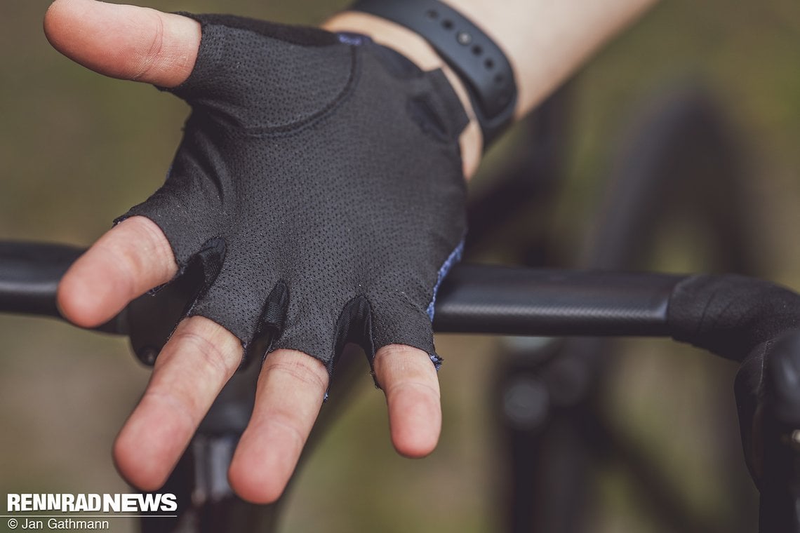 Eine dünne Innenhand soll für viel Grip und Luftigkeit sorgen …