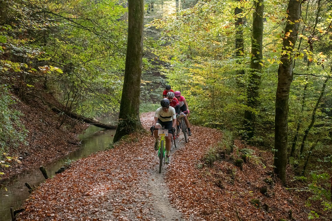 Die Mädels mischten im Männerfeld mutig mit