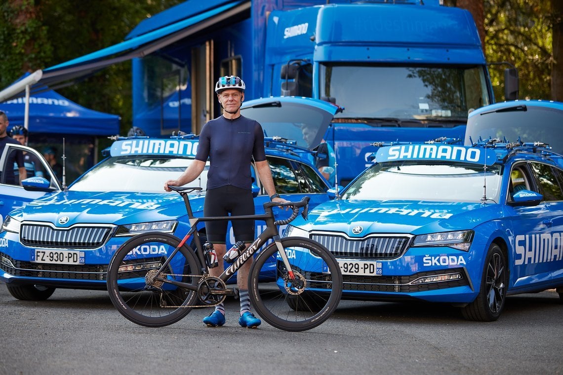 Shimano stellte in diesem Jahr erstmals die neutralen Tour de France Materialwagen