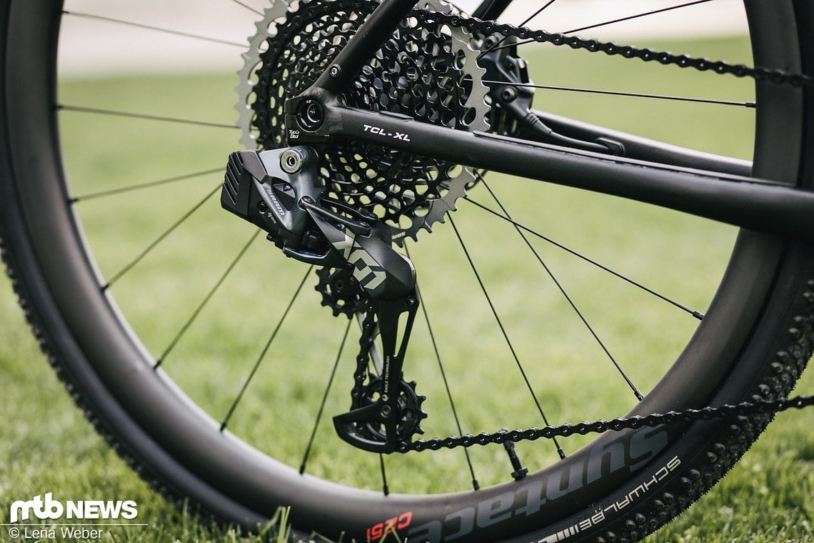 Schaltzentrale: Hier wird eine SRAM Eagle X01 AXS verbaut.