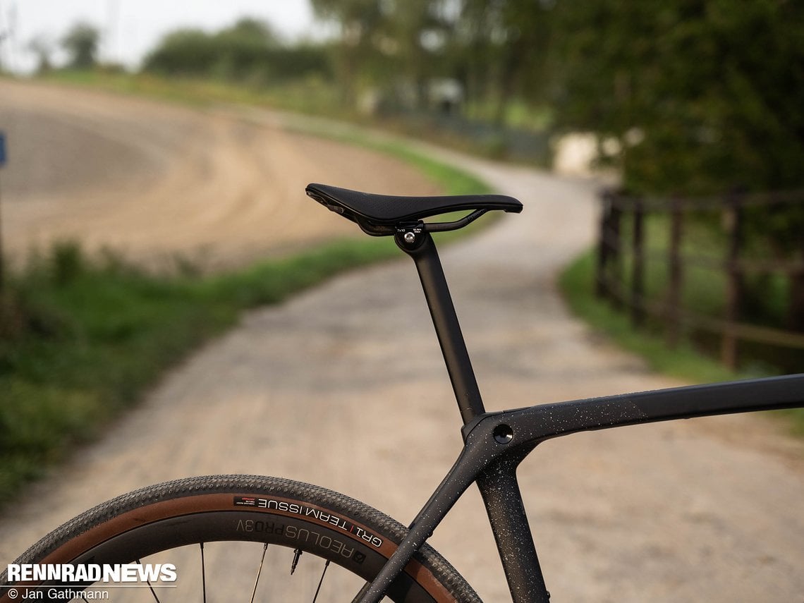 Das Trek IsoSpeed System entkoppelt das Sitzrohr vom Rahmen.