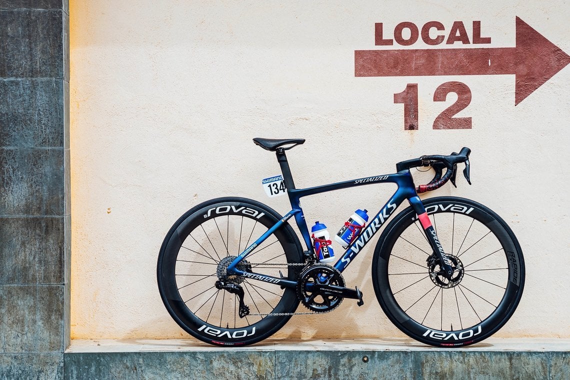 Das Specialized S-Works Tarmac SL7 von Remco Evenepoel