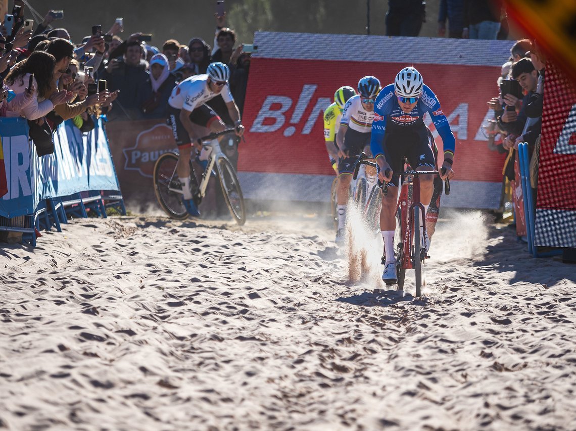 Auf der Sandpassage zeigte MvdP immer wieder seine Stärke