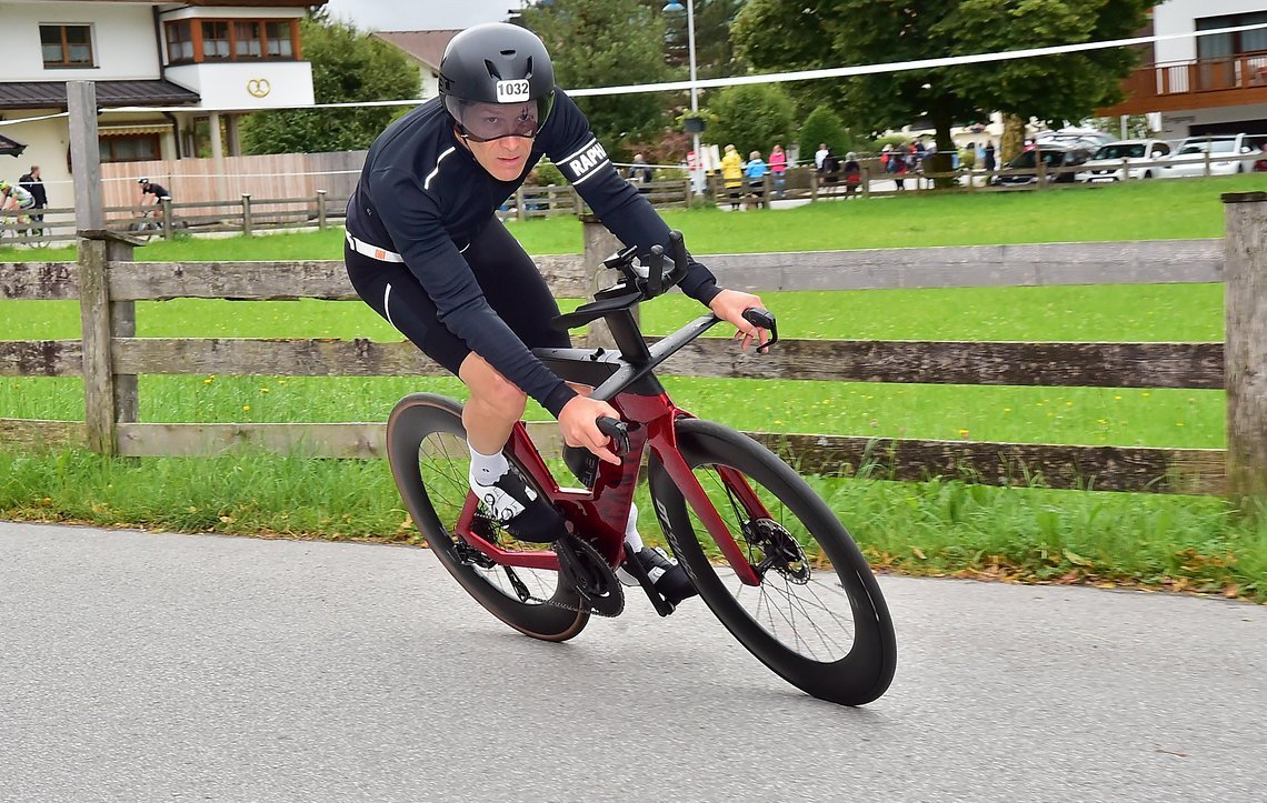 Ich bin den Continental Aero 111 nach einer kurzen Trainingseinheit direkt bei einem Triathlon gefahren