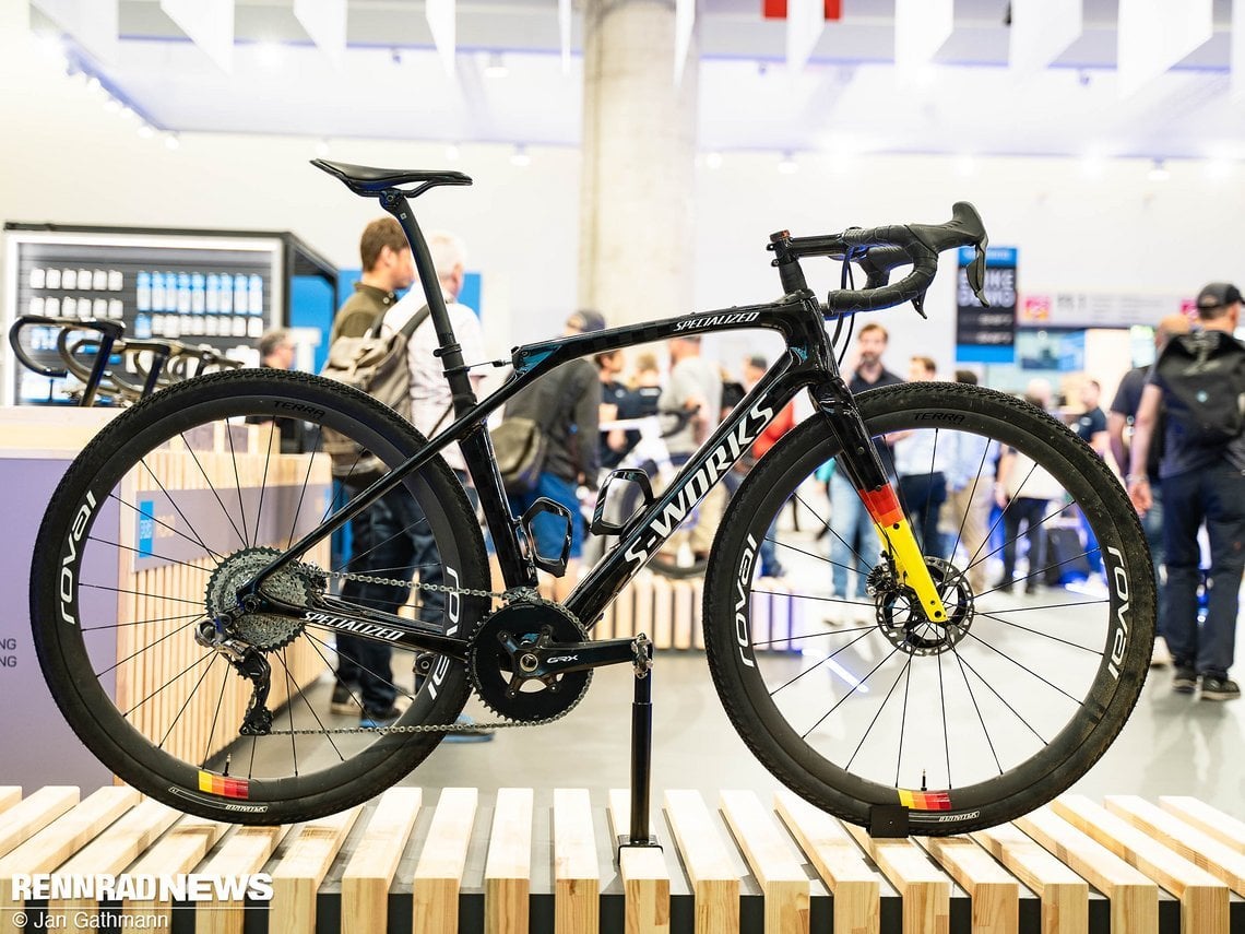 Das Specialized S-Works Diverge STR von Laurens Ten Dam mit neuer Shimano GRX Di2 von Unbound.