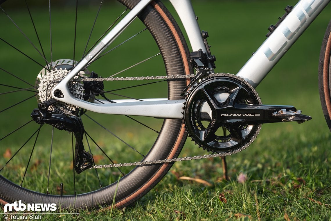 Der Shimano Dura Ace Di2 12-fach Antrieb ist erstklassig