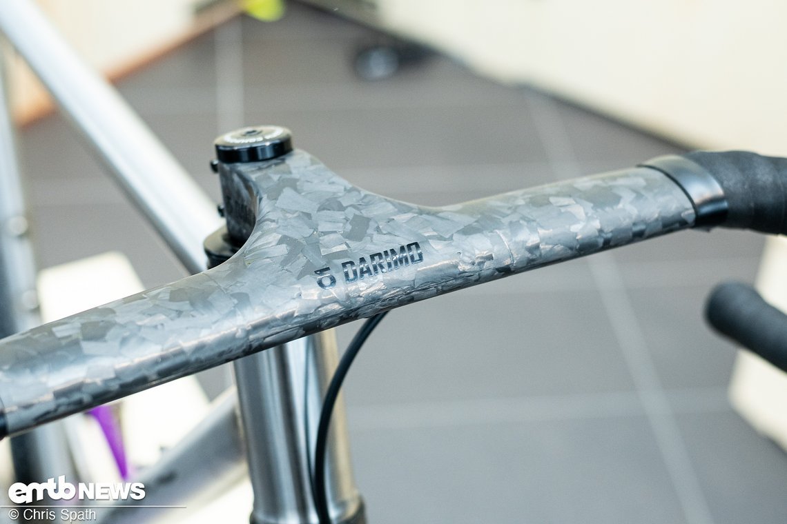 Mit Teilen von Darimo und Titan-Muffen aus Spanien will man das Bike weitestgehend aus Europa zusammenstellen.