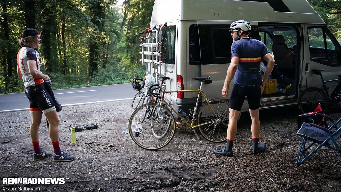 Letzter Radwechsel: noch einmal auf das Bauer