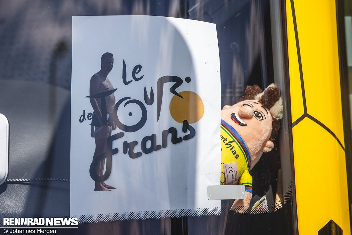 Frans dürfte bequemer sitzen für die große Schleife durch Frankreich.