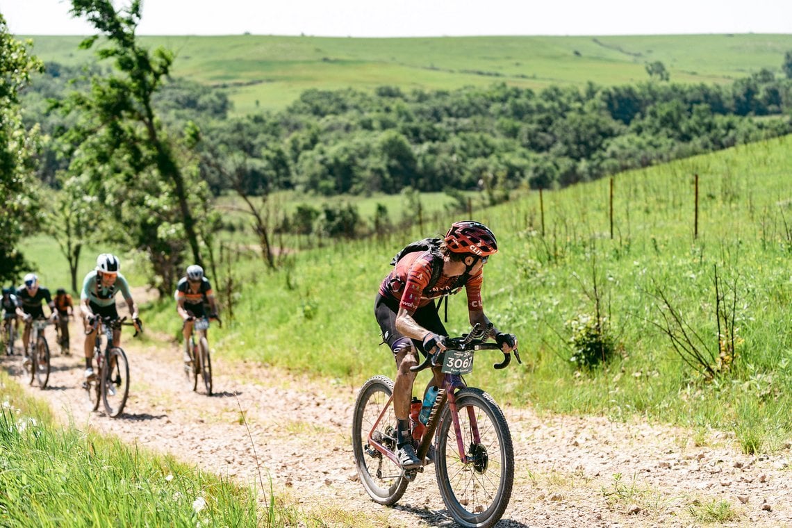 Peter Stetina trat auf dem neuen Grizl Gravel Bike der Koblenzer an.