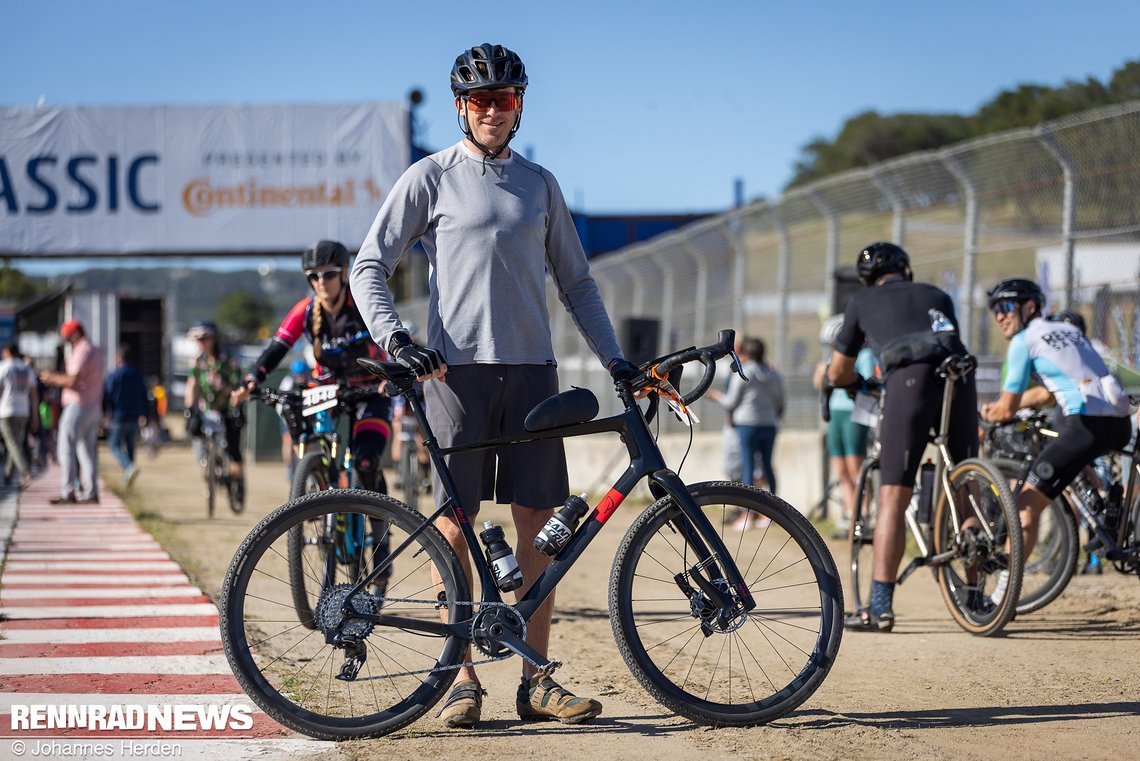 Island am Start – ein Lauf Cycling Gravel Bike mit der einzigartigen Blattfeder-Gabel.