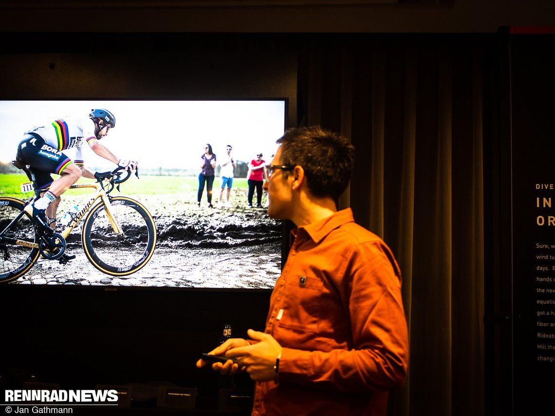 Premiere feierte das Future Shock 2.0-System mit Peter Sagan auf dem Kopfsteinplaster von Paris-Roubaix, das rauer ist als viele Gravelwege