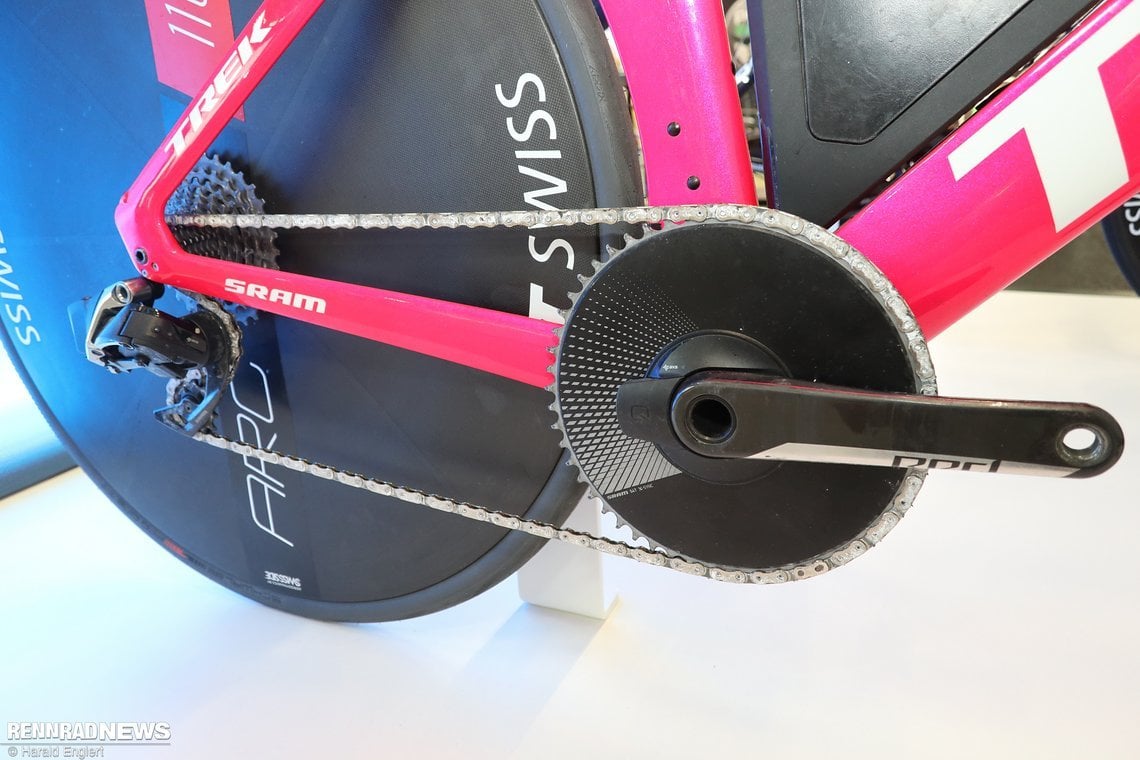 54er Aero-Kettenblatt mit integriertem Quarq Powermeter