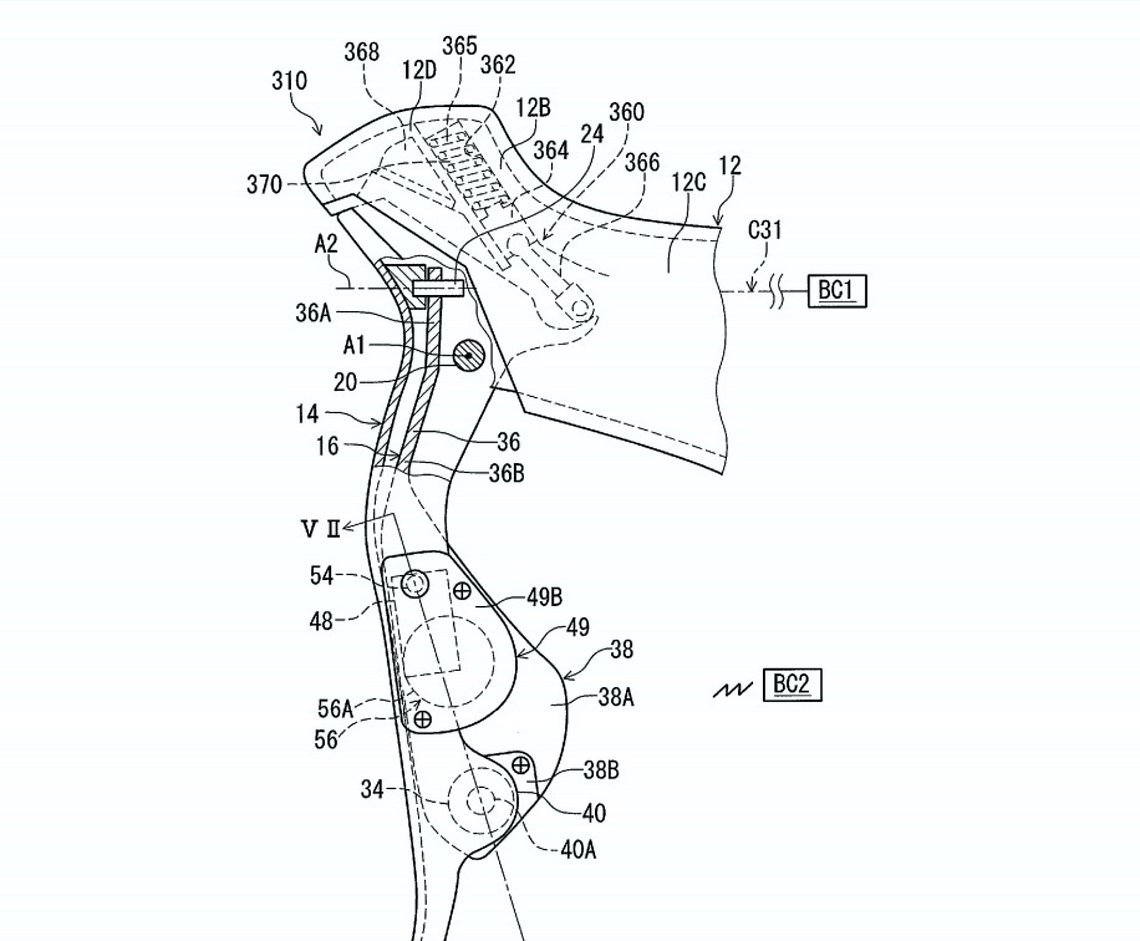 Die hydraulische Version des Wireless STI Hebels...