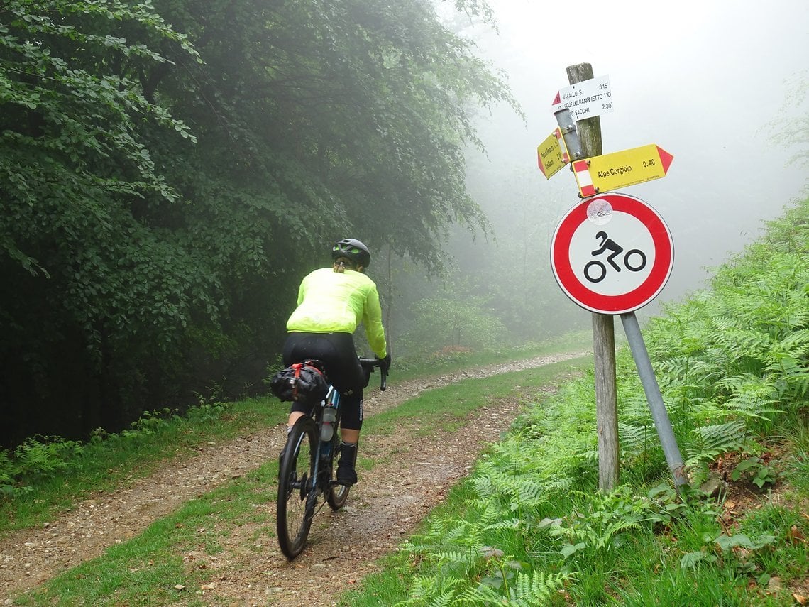 Ab hier gibts ganz sicher keinen motorisierten Verkehr mehr.