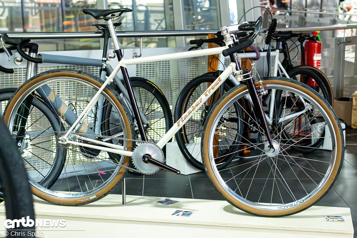 Das Finnbar Trout Fixie hat sich James zur Abwechslung selbst gebaut.