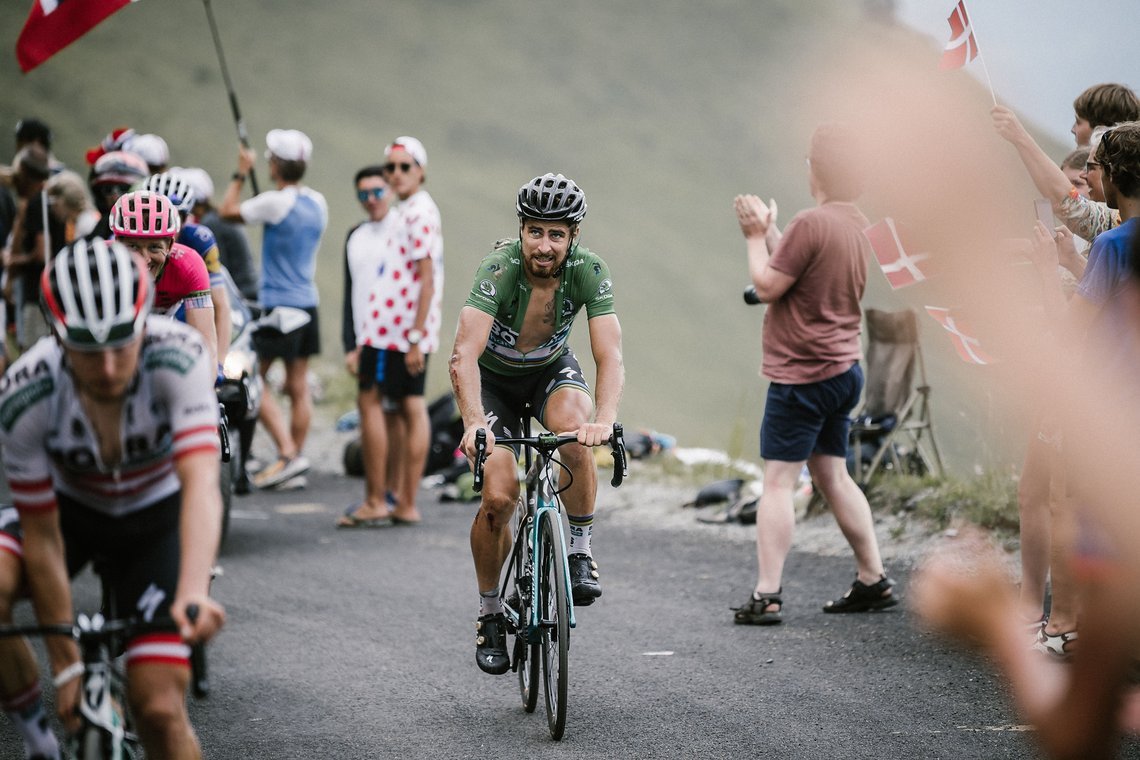 Aber Sagan litt sichtbar in den Pyrenäen