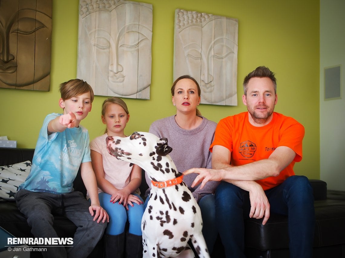 Torsten Weber mit Familie