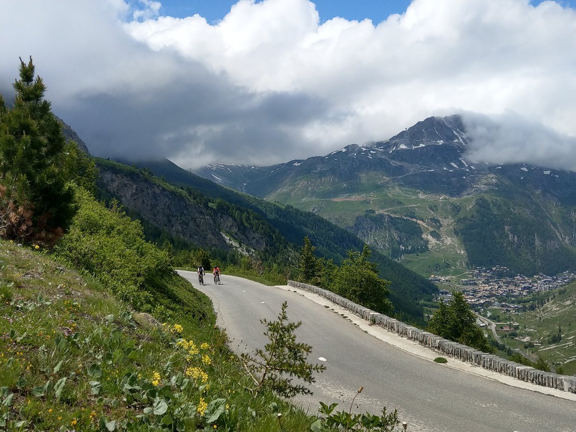 Der Blick über Val d'Isere