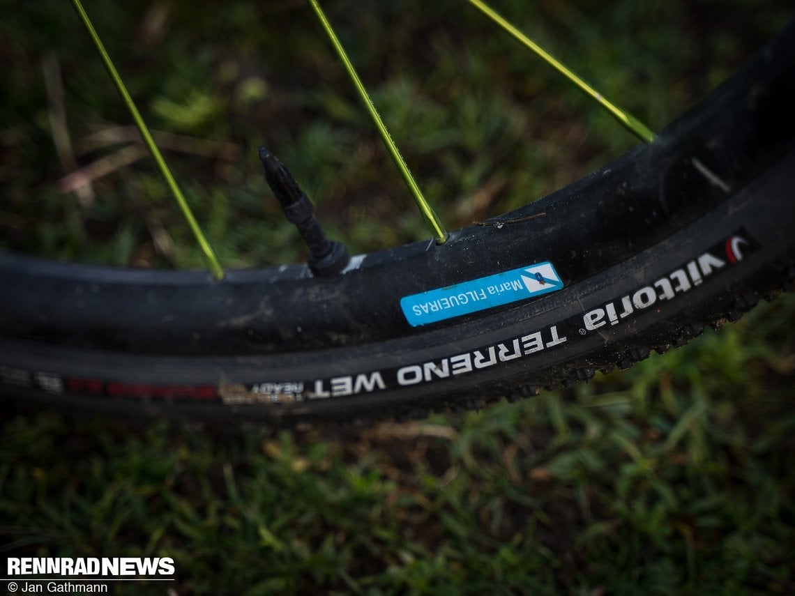 Sie fährt Tubeless-Reifen von Vittoria ...