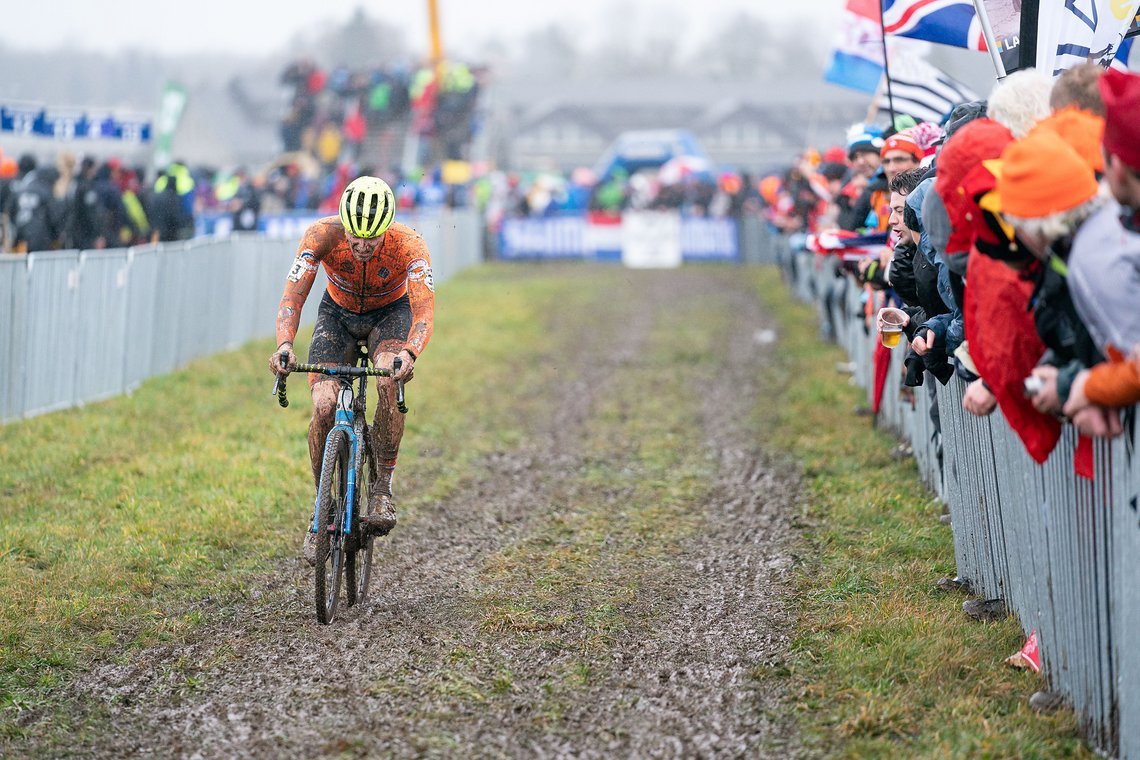 Corné van Kessel war der zweitbeste Niederländer – aber er  umrundete den Kurs schon 1 km/h langsamer als der neue Weltmeister