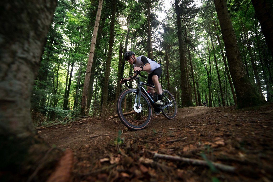 Fast noch mehr Spaß macht das Gravelbike aber...