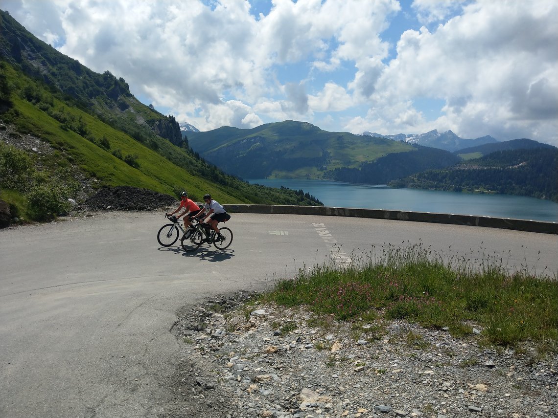 ...und einem weiteren Pass geht es auf den Roselend