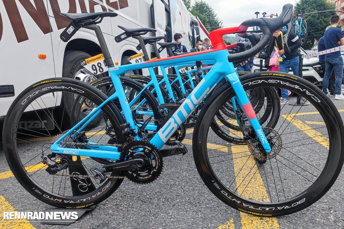 Das BMC Teammachine des Teams AG2R Citroën