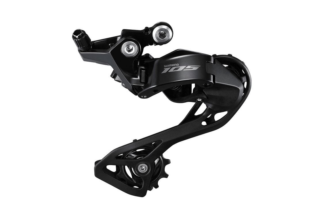 Das Shimano 105 RD-R7100 Schaltwerk ist mit der bekannten Shadow RD Technologie ausgestattet