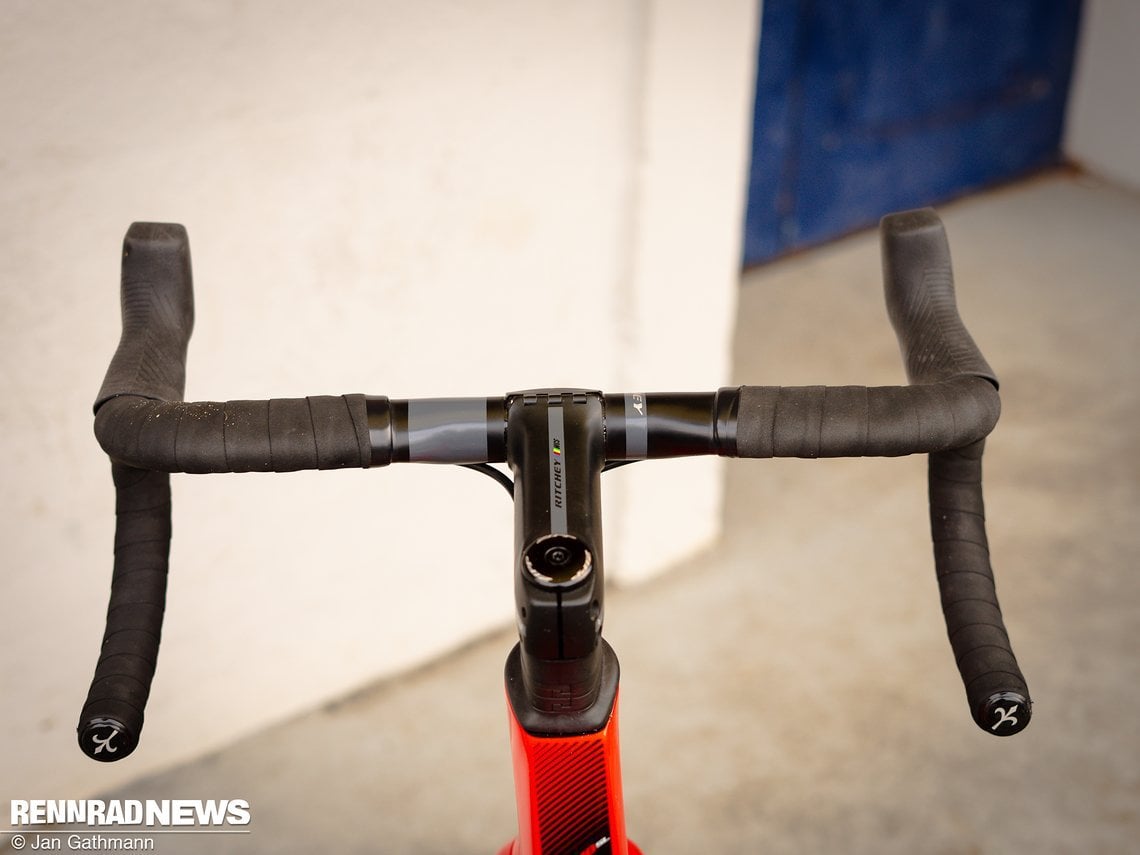 Auch den Übergang zu den breiten Rival Griffkörpern kriegt Wilier mit dem Ritchey-Lenker am besten hin.