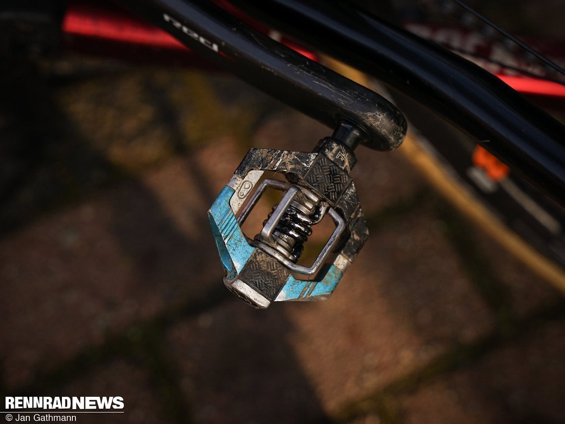 Hier und da taucht auch mal ein Modell von Crankbrothers auf