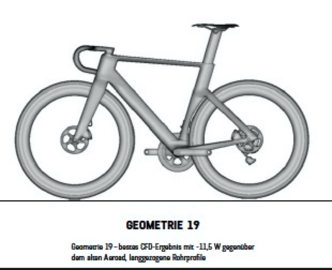 Es gab noch eine radikaler aerodynamisch optimierte "Geometrie 19"