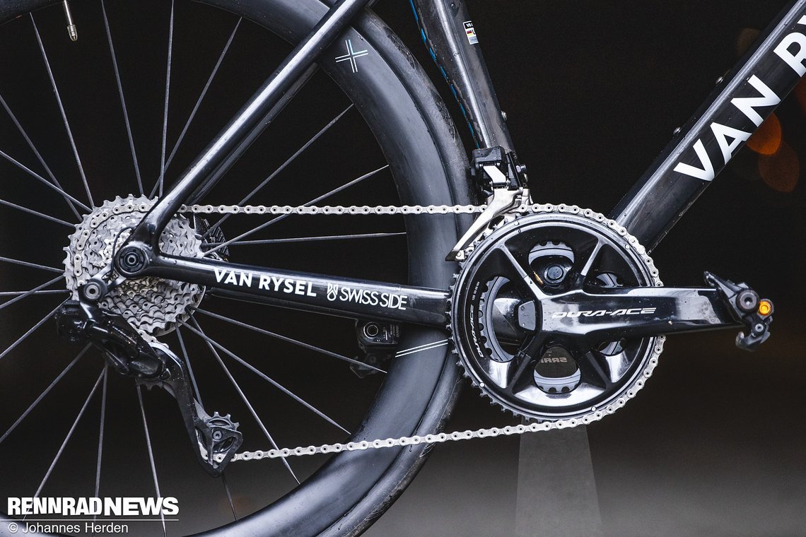 Nach wie vor begesitert die Shimano Dura Ace Di2 in Sachen 2-fach Schaltverhalten.