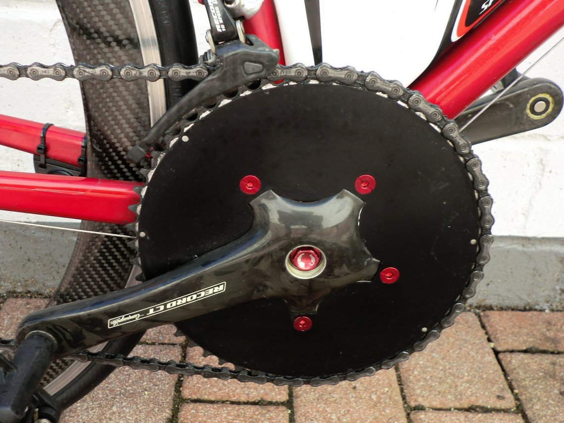 Leichter und aerodynamischer gemacht: Campagnolo Record Kurbel